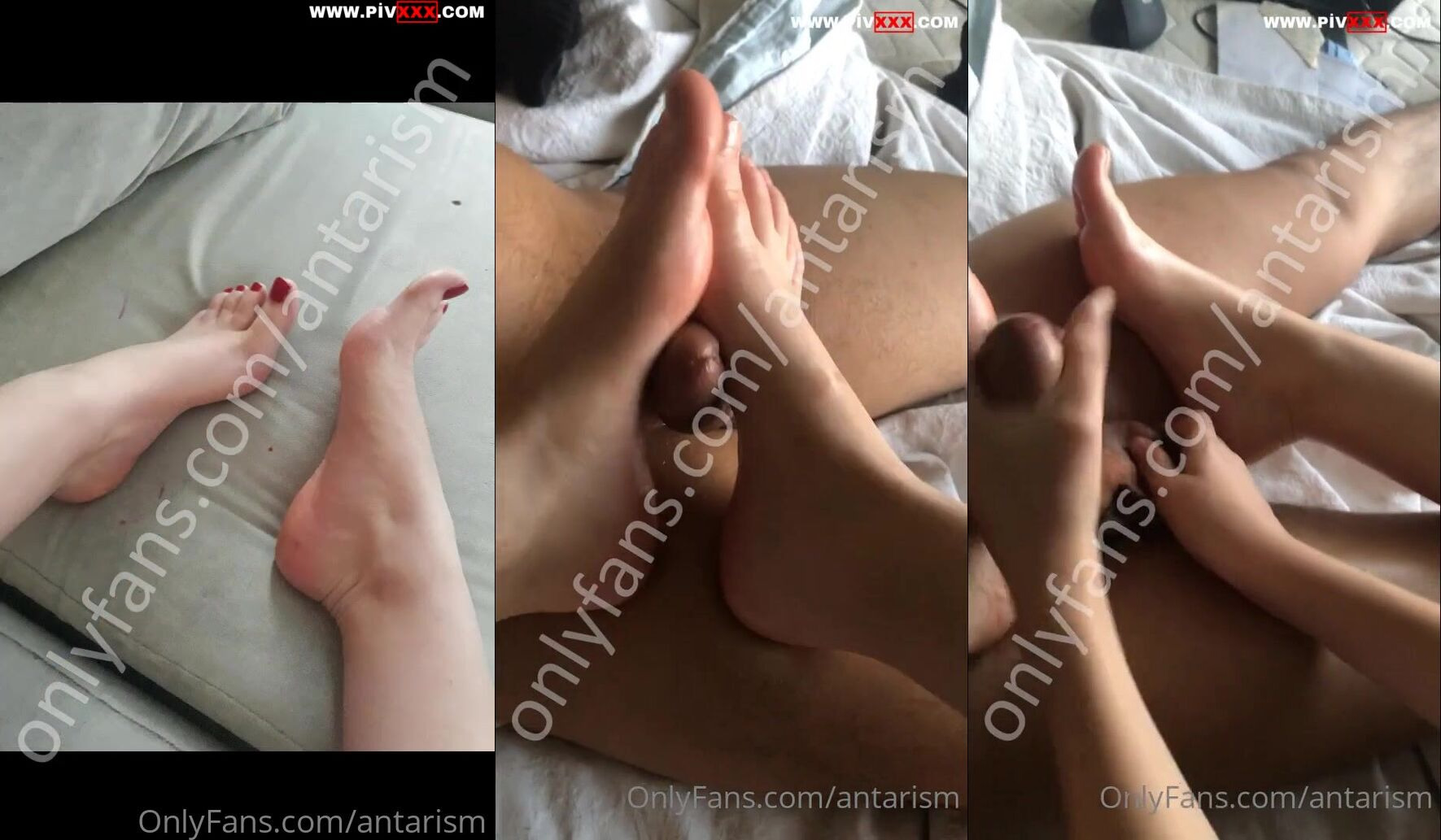 Ayağımı dakikalarca yalatıp sikini ayağımla oynuyorum hak ettiğini düşünce kendimi siktiriyorum – antarism İfşa Videoları