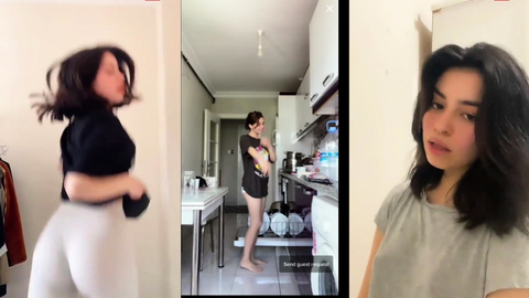 Imahu’nun ateşli webcam pozları erkekle karışık