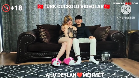 TurkishCuckold’un karısı sevgilisiyle sert sikişiyor