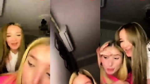 ceyda aria ve sarışın arkadaşı tango’da öpüşüp birbirini elliyor