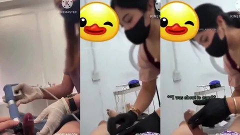Ağda yaptıran adam dayanamayıp ağdacı kadının eline boşalıyor