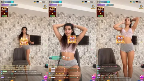 Ev kızı Aslı götünün yarısı açık şortla para için twerk atıyor