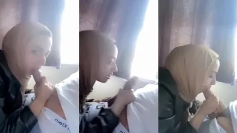 Türbanlı öğrencisine sakso çektiren büyük yarraklı öğretmen