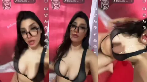 Seksi iç çamaşırıyla snap çeken varoş kaltak