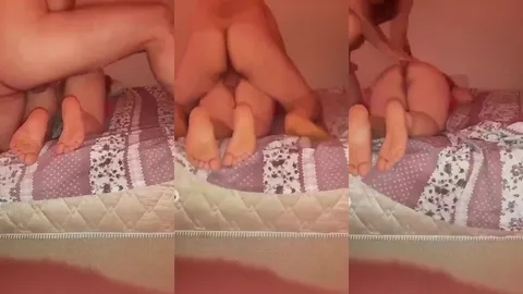 Koca karısını domaltıp hırsla sikerek inletiyor