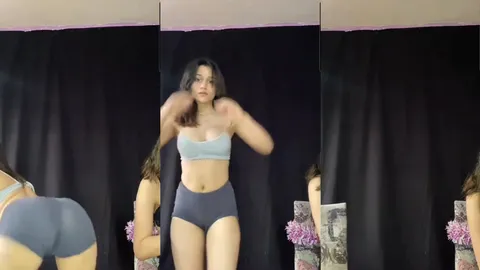 Genç kızlar tiktok yayınında göt sallıyorlar