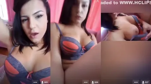 Bursalı orospu yayında memelerini açıyor
