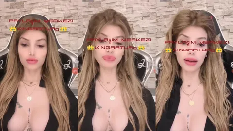 Dövmeli varoş karı yayında dekolte veriyor