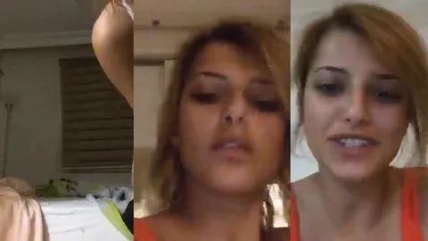 Üniversiteli kaltak yayında bikinilerini yorumlatıyor