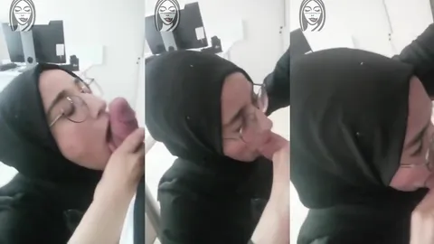 Yarrağın tamamını alınca öğüren türbanlı kaltak