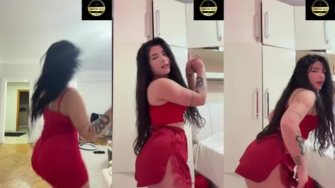 Gözde Akgün abonelik videosunda kalçasını sallıyor