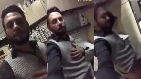 Veresiye isteyen müşterisini depoda saksoya yatırıyor ifşa videosunu